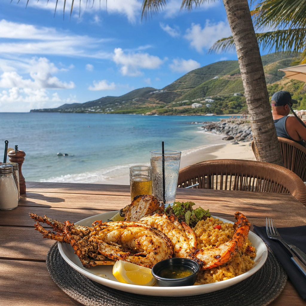Beachside Grills in Saint Kitts: Relaxed Dining with a View